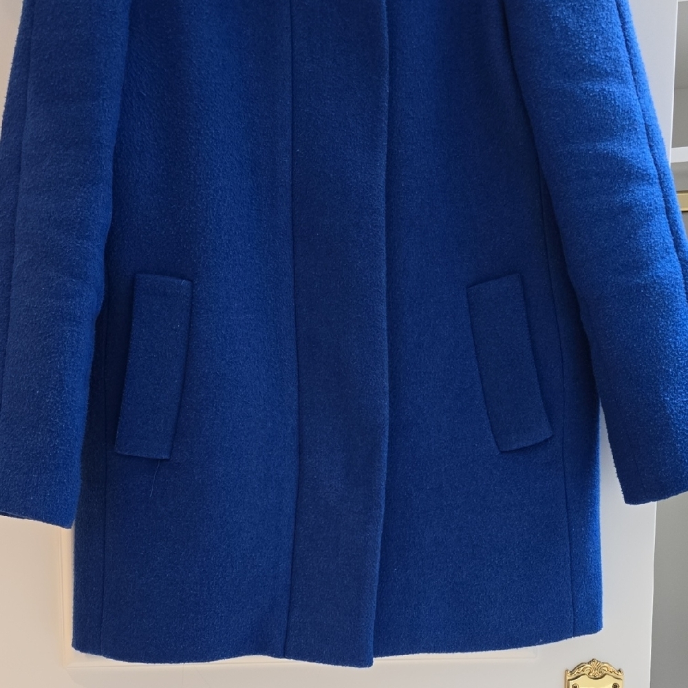 Women's Blue Coat - Picture 2 of 7